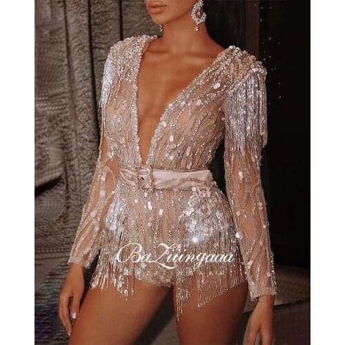 BAZIIINGAAA Luxury Ball Gown Long Woman Gown 2021 Sequins Evening Dresses Parties Robe de bal Plus Size Prom Party Gowns