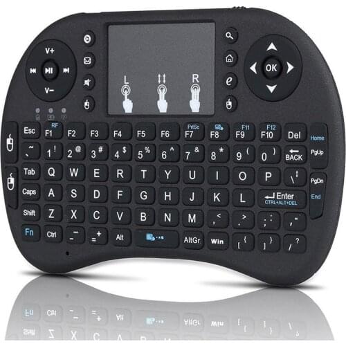 I8 Mini 2.4Ghz Wireless Touchpad Keyboard With Mouse For Pc, Pad, Xbox 360, Ps3, Google Android Tv Box, Htpc, Iptv