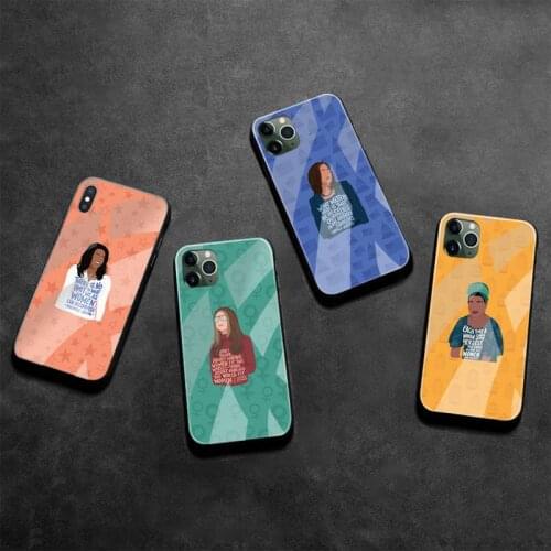 Feminist Feminism Phone Case Tempered Glass For iPhone 12 Pro Max Mini 11 Pro XR XS MAX 8 X 7 6S 6 Plus SE 2020 cover