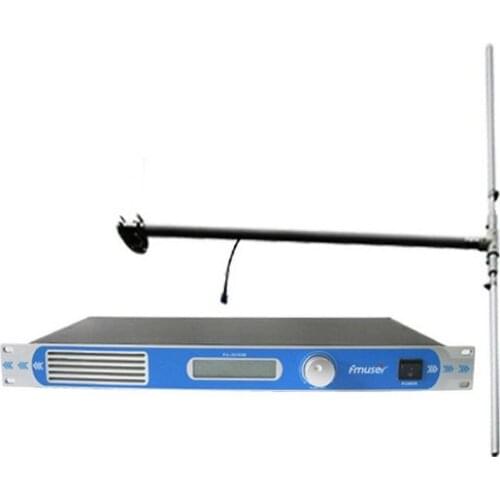 FMUSER FU-30B 30W Professional FM Transmitter For Car Cinema Radio Broadcast Wireless with Dipole Outdoor Antenna Kit