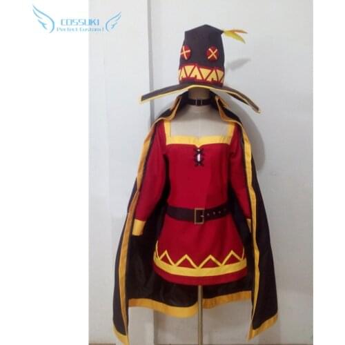 Dakimakura KonoSuba Megumin Cloak Cosplay Costume Stage Performance Clothes, Perfect Custom For You