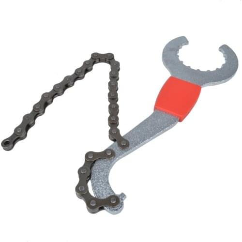One central axis demolition flywheel fixed tools wrench tail hook wrench three in one bicycle repair tools