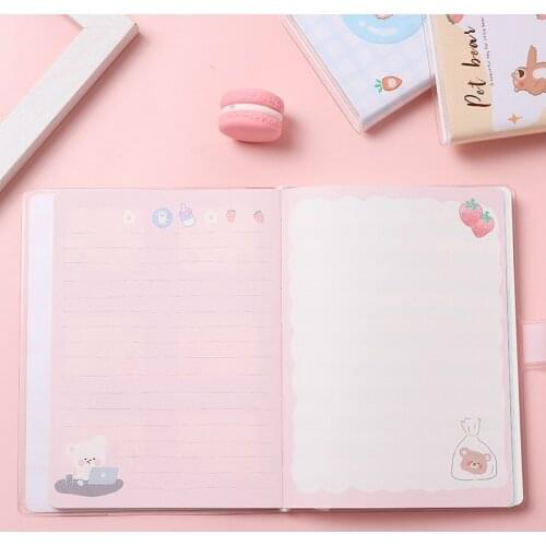 New Arrival Blank/Line Soft PU Pocket Diary Journal Notebook Planner Agenda Notes Book Gift School Stationery