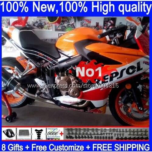 CBR650F For HONDA CBR650 CBR 650 F 109MC.23 Repsol orange CBR 650F 2011 2012 2013 2014 2015 2016 CBR-650F 11 12 13 14 15 Fairing