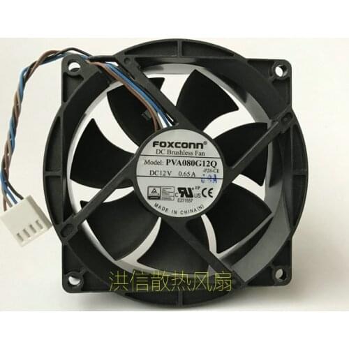 Original Foxconn 8025 pva080g12q DC12V 0.65a 804057-001 cooling fan