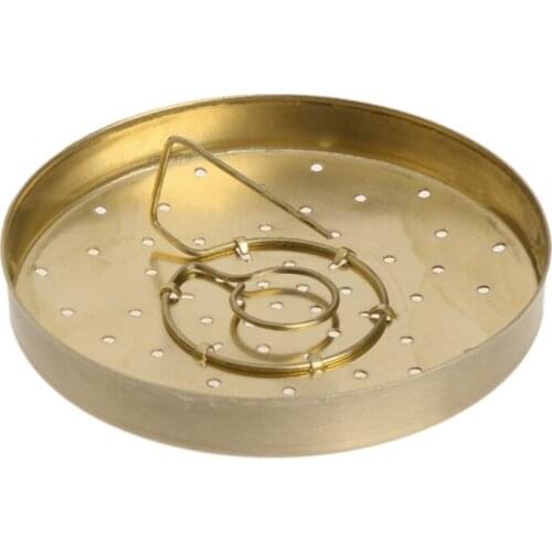 Q1FB Portable Copper Acupuncture Moxa Box Moxibustion Therapy Moxa Stick Burner Box