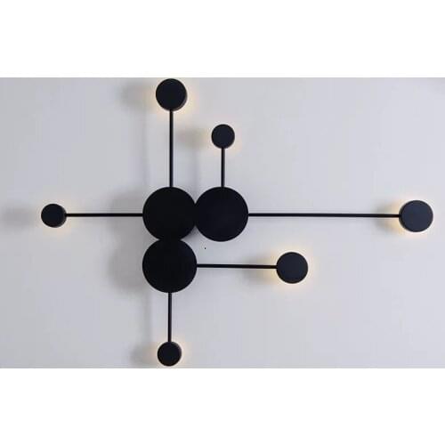 LED220V110V simple six light indoor lighting home living room kitchen study bedroom bedside stairs bathroom balcony wall lamp