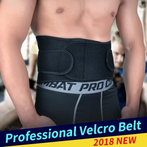 Professional Adjustable Weightlifting Waist Support Brace Belt Fitness Lumbar Lower Waist Back Belt Therapy Pain Relief