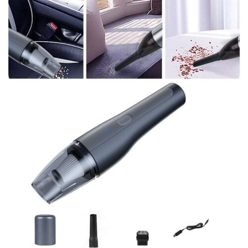 Handheld Car Vacuum Cleaner 120W 6000PA Strong Suction -Rechargeable&Cordless Cleaning Tool for Dust Dirt Litter Absorb