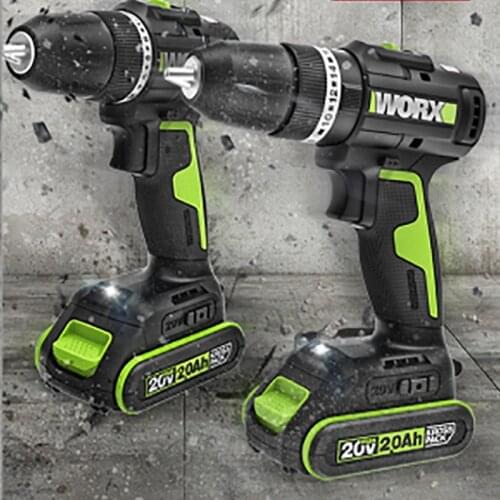 WORX WE212/WE213 20V brushless lithium battery Impact Drill Screw Drill wood/concrete/steel driver-industry/power garden-tools