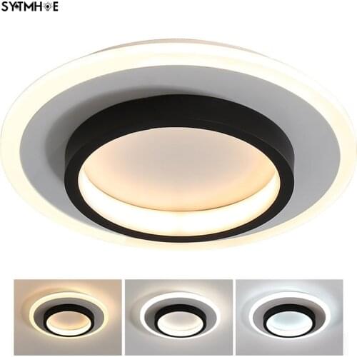 Porch Led Ceiling Lights For Bedroom Living Room Kitchen Corridor 3 Light Colors Entrance Modern Ceiling Lamp Cloakroom Nordic