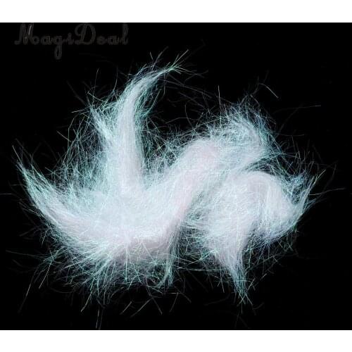 Ultra Fine Ice Dubbing Hareline Ice Dub Dispenser Fishing Thread Fly Tying Materials White