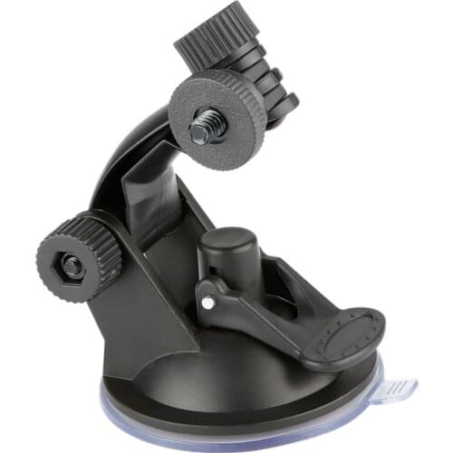 Universal Sucker Car Driving Recorder Black MINI Mount DVR Bracket Screw Connector Rack DV GPS Camera Stand Holder