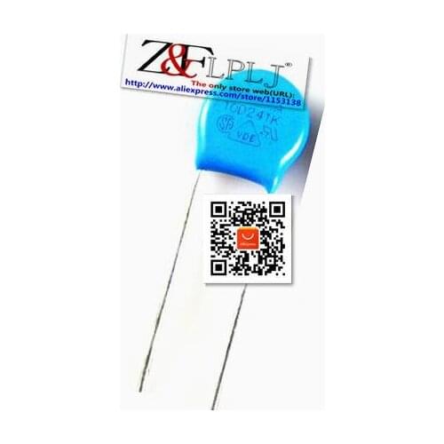 Varistor 10D241K 10D391K 10D471K 10D511K 10D101K 10D102K Blue 120pcs/lot
