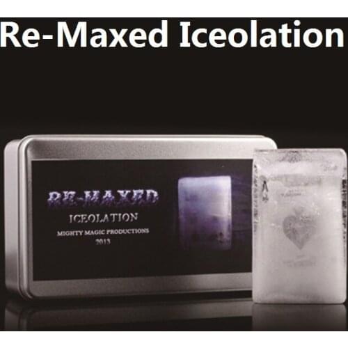 Re-Maxed Iceolation (Dvd + Gimmick) - Stage Magic Mentalism Magic Trick,Card Magic,Close Up,Comedy, Signed Card into Ice