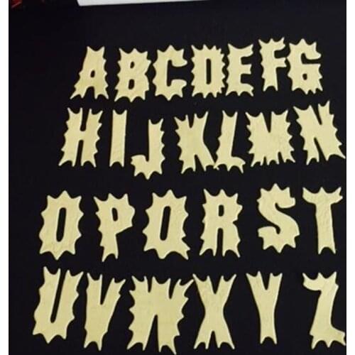 YINISE Metal Cutting Dies Scrapbooking Stencils Alphabet DIY Paper Album Cards Decoration Embossing Folder Die Cut Cuts Template