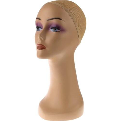 Female Mannequin Head Retail Showcase Display Model For Wig Hat Cap Wig Jewelry Hat Glasses Mold Stand Training Head