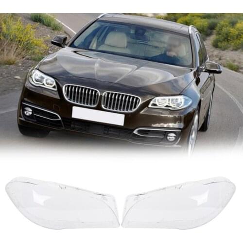 1Pcs New High Quality Car Headlight Covers Front Lamp Lens Covers FOR BMW 5 Series F10 LCI F11 LCI F18 LCI 2010-2016