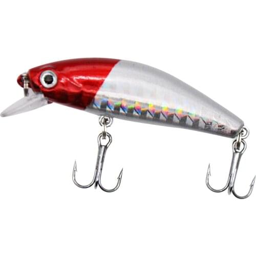 1Pcs Sinking Minnow Fishing Bait Pesca 6g 58mm Hard Wobbler Bass Crankbait Pesca Jigging Fish Killer Artificial Lure Tackle