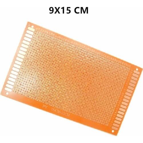 2Pcs 9X15 cm new Prototype Paper Copper PCB Universal Experiment Matrix Circuit Board