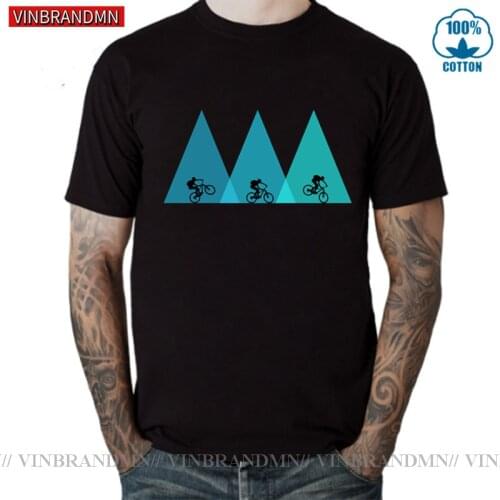 2019 Funny Beautiful Fashion Men Print T-Shirt Outdoor Streetwear Nature Cycling Sweatshirt Forest Landscape Climbing Custom Tee