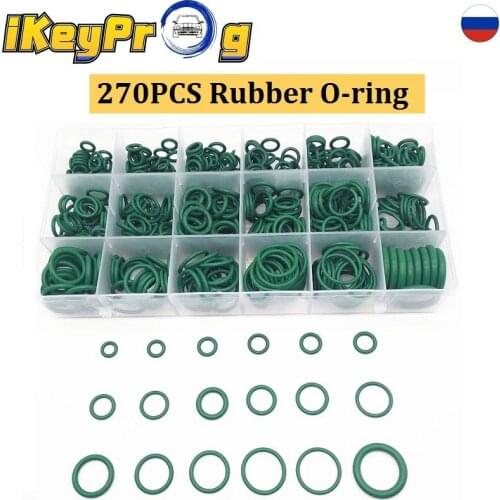 270PCS Rubber O-ring Kit Green Nitrile 18 Sizes 270PCS Seal Rubber O-rings Metric Oring Seals O rings Gaskets Set O-ring Seals