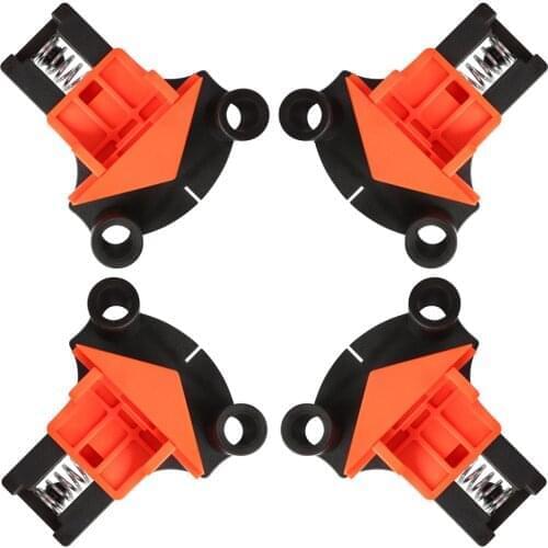 4pcs 90 Degree Right Angle Clamp Fixing Clips Picture Frame Corner Clamp Woodworking Hand Tool furniture repaire reinforcement