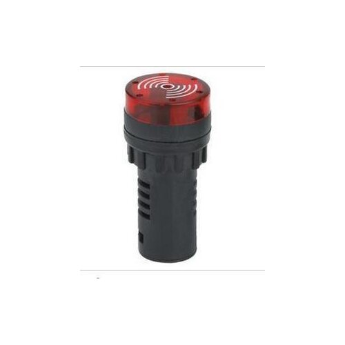 4pcs 22mm flashing alarm buzzer AD16-22SM indicator light LED luminous belt called 24V 220V no switch