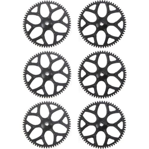 6Pcs Main Gear for WLtoys V911S V977 V988 V930 V966 XK K110 RC Helicopter Airplane Drone Spare Parts Accessories