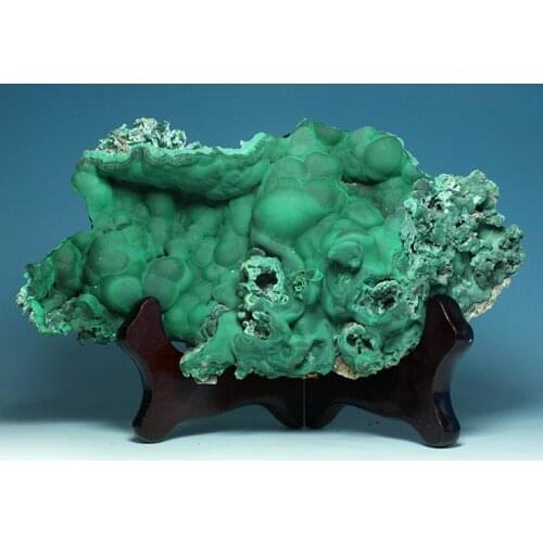 Africa produced dark green stone malachite malachite specimens labeled Collectibles ore original stone Kistler collection orname