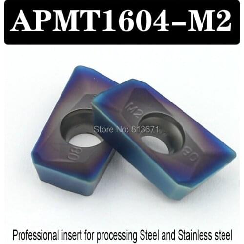 APMT1604 APMT1135 H2 M2 blue nano coating Lathe Tool Milling cutter blade Insert Cutting Tool CNC Turning Tools Processing Steel