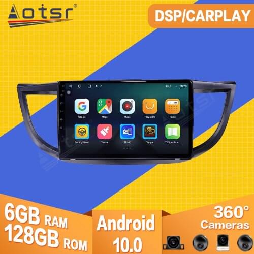 6+128GB For Honda CRV 2011 2012 2013 2014 2015 Android Car Radio Tape Recorder Video Player GPS Navigation Multimedia Head Unit