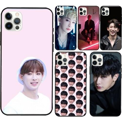 Monsta X Wonho Case For iPhone X XR XS Max 7 8 Plus SE 2020 12 Mini 11 Pro Max Soft Phone Cover Coque