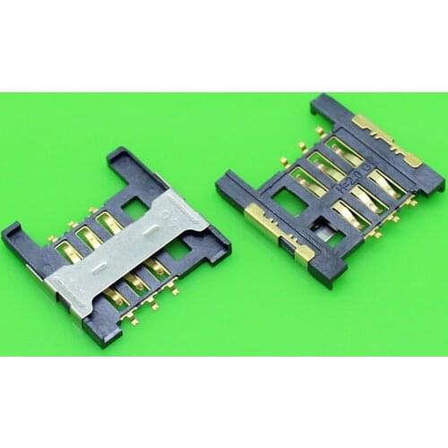 ChengHaoRan 1Piece,Best price sim card socket replacement for cell phone memory holder connector, size:16.5*16.5*1.8mm,KA-004