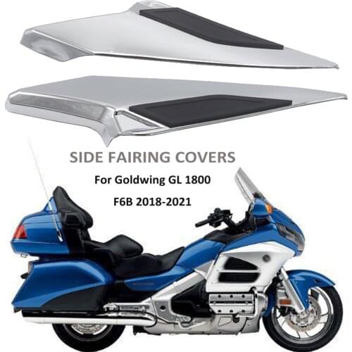 For Honda Gold Wing GL 1800 GL1800 F6B 2018 2019 2020 2021 Motorcycle Accessories Chrome Side Fairing Covers Decorative Trims