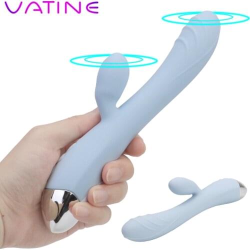 VATINE 10 Frequency Dual Motor G Spot Clitoris Stimulator Adult Products Dildo Vibrator Wand Sex Toys for Women Sex Shop