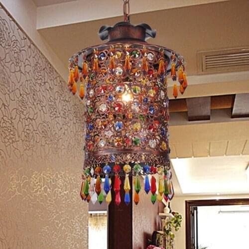 Nordic industry brand crystal hanging lamp lustres para quarto lampes suspendues hanglampen living room decoration