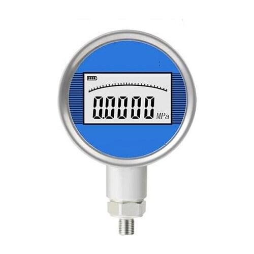China Stainless Steel Type Mini Bike Pump With Manometer 300 Bar Digital Air Gas High Pressure Gauge 25mm
