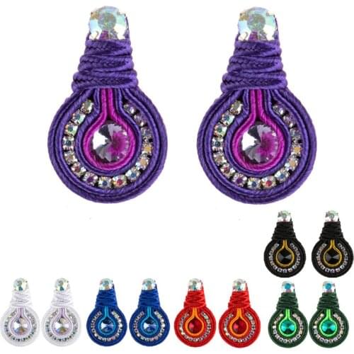 KPacTa Ladies new Fashion Handmade Drop Earrings women Jewelry Handmade Retro Ethnic Style Clothing Accessories Oorbellen Gift