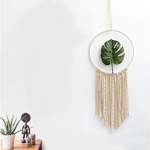 Macrame Cotton Mandala Tapestry Wall Hanging Hand-woven Turtle Leaf Living Room Bedroom Decoration Wedding Decoration