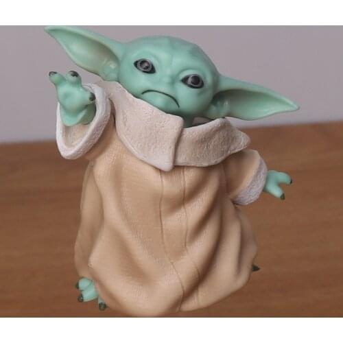 Hasbro Star Wars Master Yoda Baby Mandalorian MINI Figurine Anime Dolls PVC Action Figure Model Toy Kids Gift