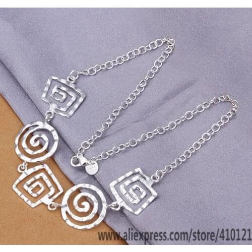N350 Lucky Charm Silver Color Pendants For Women Jewelry Necklace Girl Lady Accessories Fashion Necklace /dltamdaa Hyraqpya