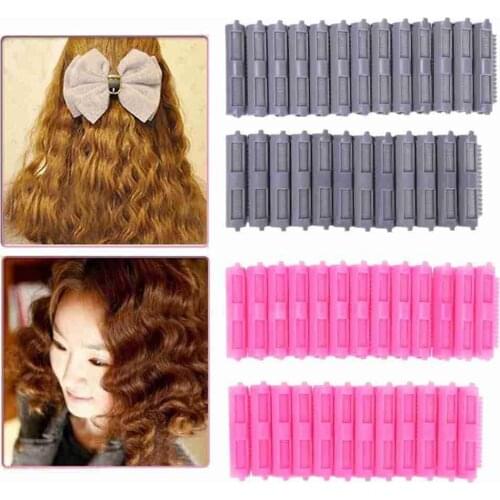 Hair Perm Rods Kit DIY Magic Large Self-Adhesive Hair Rollers Styling Roller Roll Curler Wave Fluffy Corn Hair Maker Styling