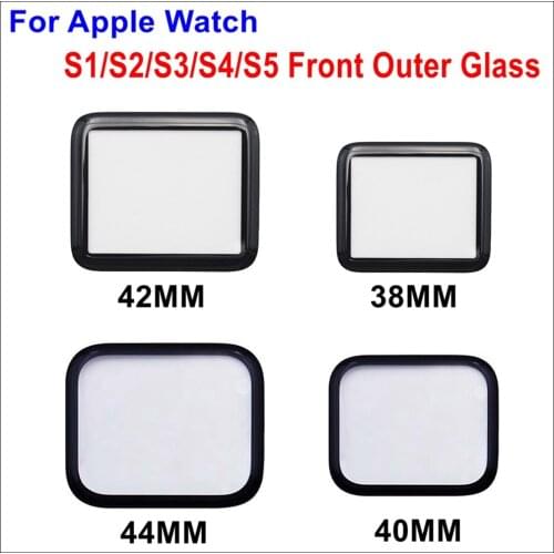 New LCD Display Touch Screen Digitizer Front Outer Glass Panel For Apple Watch Series 1 2 3 4 5 38mm 42mm 40mm 44mm Replacement