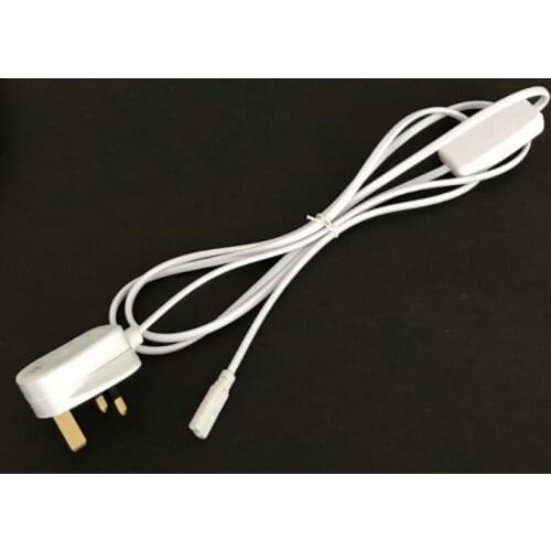 T5 T8 Connectors 1.8m US Plug 3 pin Wires Connecting Cable Connector for T8 Integrated Led Tubes Lamps Lighting