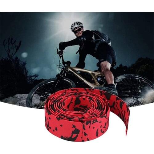 Bike Handlebar Belt Sweat Absorbent Non Slip Colorful Cycling Handle Belt Bike Bicycle Cork Handlebar Tape Wrap #W5