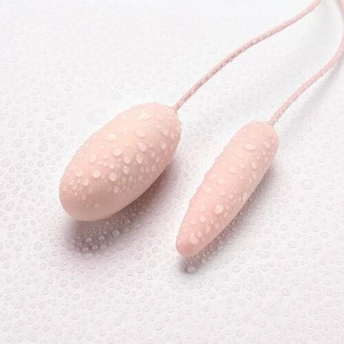 Vibrating egg sex toys vagina ball G-spot clitoral stimulator USB double-headed female masturbation device vibrating egg love eg