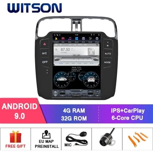 WITSON Android 9.0 TESLA STYLE For VOLKSWAGEN POLO HIGH 4GB GPS NAVIGATION AUTO STEREO VERTICAL SCREEN