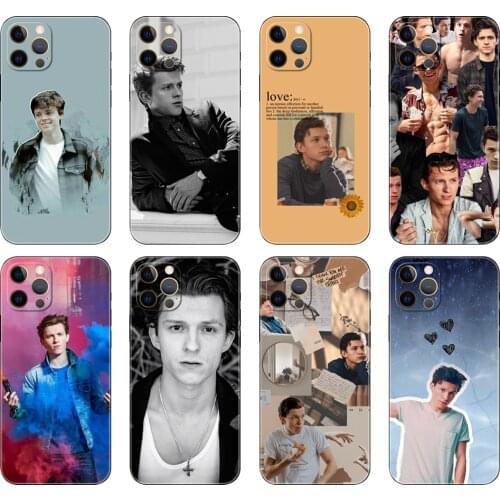 Black tpu Case For OPPO Realme C11 C20 C21 Case Back Cover Bumper Tom holland