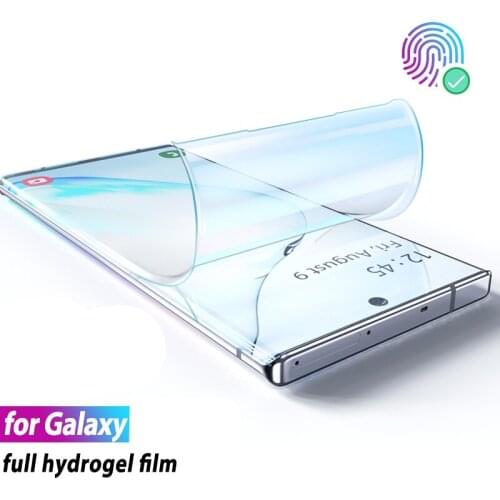 Protective Hydrogel Film for Samsung A72 A51 4g 5g A41 A31 A70 S20 S10 S9 S8 Note 20 Ultra 10 Plus(Not Glass) Protection Film